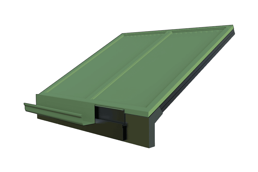 Green Conservatory Roof Panels for Insulated Conservatories by Cosypanels