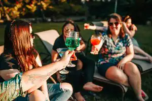 summer conservatory entertaining